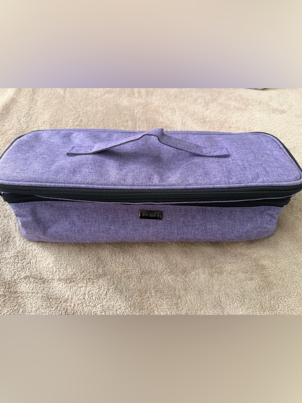🌻5/$16🌻Purple Travel Curling Iron/Organizer Case